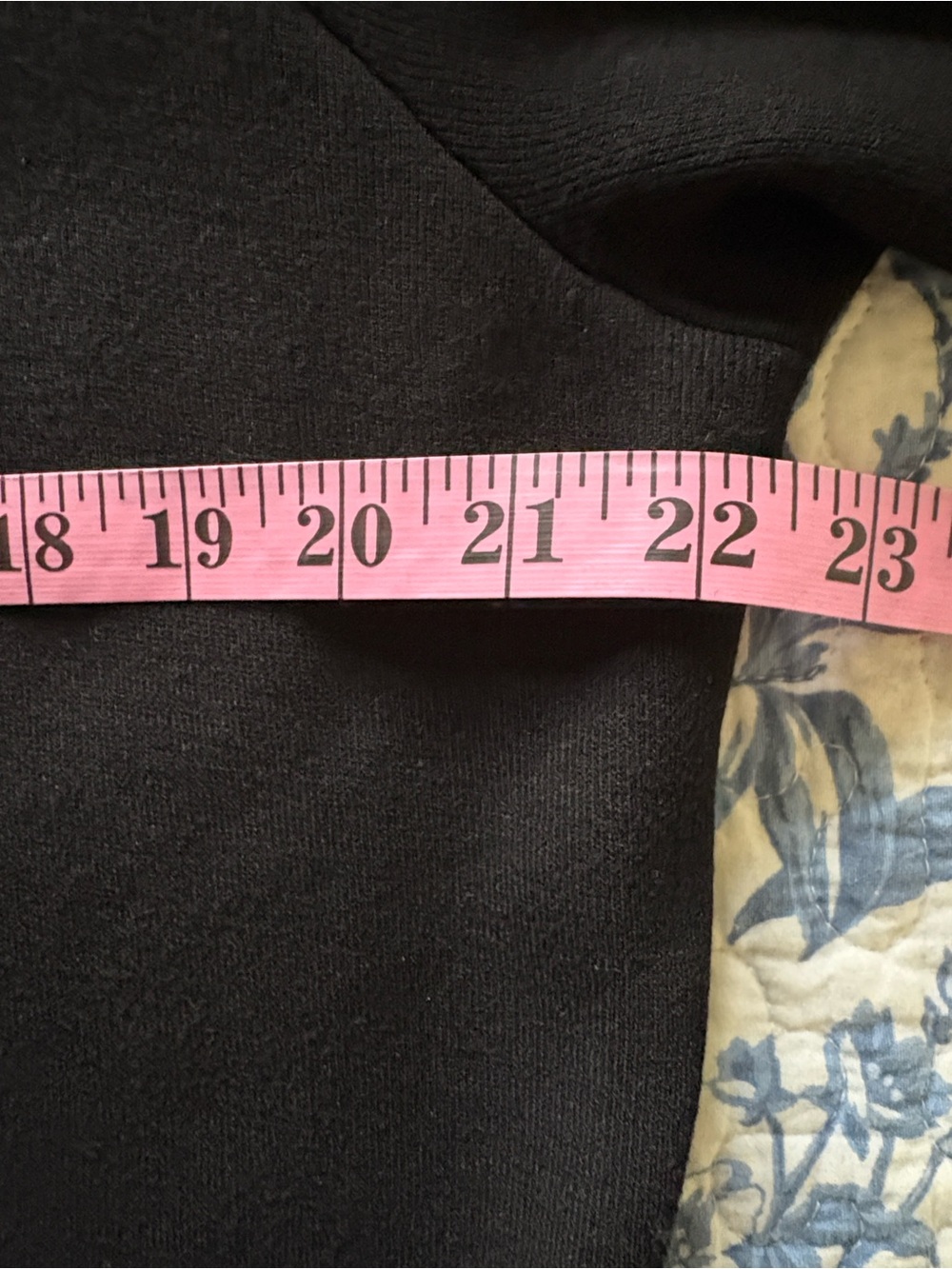 Talbots Black Open-Front Long Cardigan with Beige Trim - Picture 9 of 10